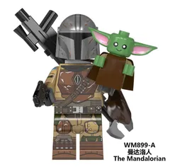 マンダロリアン ベビーヨーダ2体セット　スターウォーズ ミニ フィギュア