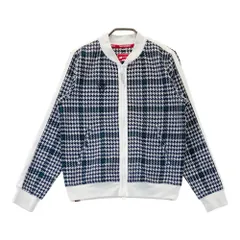 サイズ：1 NEW BALANCE GOLF ニューバランス ; スウェット ジップジャケット チェック柄 ネイビー系 [240101350580] ゴルフウェア レディース ストスト