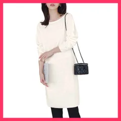 ★スタッフおすすめ★おうちで洗えるカシミアタッチニット【ボートミニワンピース】