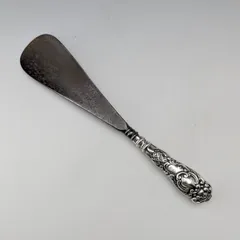 イギリス製 アンティーク 靴べら スターリングシルバー 美術品