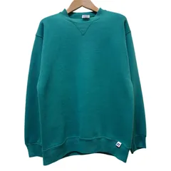 ラッセル アスレチック Russell Athletic スウェット M相当(XL表記)  ユニセックス スエット トレーナー 長袖 00s グリーン ライトグリーン 緑 グリーン系 古着 X036