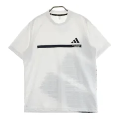 サイズ：XL ADIDAS GOLF アディダスゴルフ  モックネック 半袖Tシャツ  ホワイト系 [240101525794] ゴルフウェア メンズ ストスト
