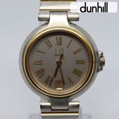 dunhill アナログ腕時計 シルバー/ゴールド 中古】 ダンヒル Dunhill SS K18YG 腕時計 エリート 2ロウ