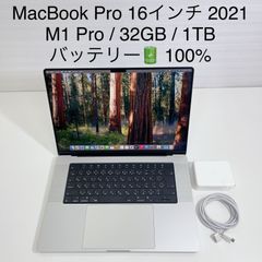 MacBook Pro 16インチ 2021 / Apple M1 Pro / 32GB / 1TB