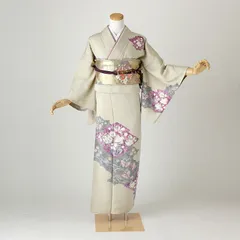 w8124辻が花着物セット訪問着袷正絹