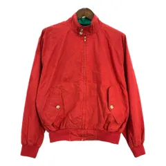 90年代 Polo by Ralph Lauren ポロ ラルフローレン ハリントンジャケット レッド (メンズ L) 中古 古着 S7737