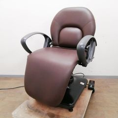中古訳アリ品 新明和 電動シャンプーイス  カラット ブラウン 美容室 理容室