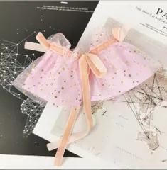 スターフリルカラー/ＰＩＮＫ【犬服リード専門店ルモール rumor】小型犬 犬用 可愛い 犬  お揃い 人気 おしゃれ 首輪 アクセサリー 姫系　お揃い