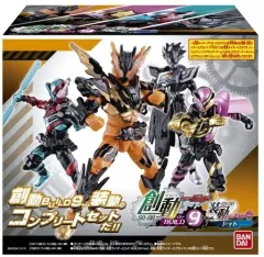 【中古】食玩 トレーディングフィギュア 創動 仮面ライダービルド BUILD9 Feat.装動 仮面ライダーエグゼイドセット