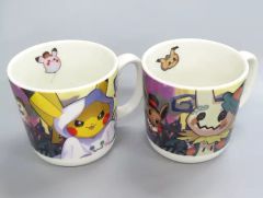 [중고] 머그컵·탕만 피카츄&미미큐 머그컵 세트 Pokemon Halloween Time [포켓몬스터] 포켓몬센터 한정
