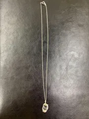 ネックレス  可愛いクリアの水晶玉