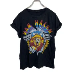 FOREVER21 半袖 プリントTシャツ レディース S ブラック フォーエバー21 VANHALEN バンT ロックT 古着卸 アメリカ仕入 a708-5506