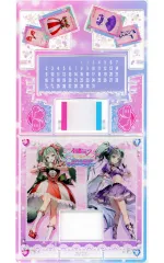 【中古】カレンダー 初音ミク アクリル万年カレンダー 「セガ ラッキーくじオンライン 初音ミク×オシャレ魔女 ラブ and ベリー」 A賞