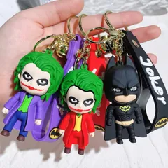 ［単品］バットマン ジョーカー紫ver 赤ver キーホルダー ストラップ 全3種