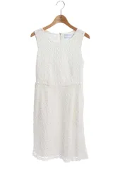 アベニールエトワール R925-031 ワンピース 36 ホワイト ノースリーブ ツィードコットン レース ITCC0556TZ97