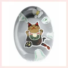 （５Ｐセット）硝子　猫箸置・金　K5608　◎2セット目～大幅値引き対象商品　※ガラス細工,工芸,ファンシー,高級感,高品質,レトロモダン,かわいい,可愛い,愛知,瀬戸,箸置き,いろんなねこ,キャット,バリエーション,きれい,愛猫家,イラスト