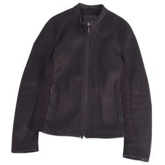 美品 エンポリオアルマーニ EMPORIO ARMANI ジャケット レザージャ