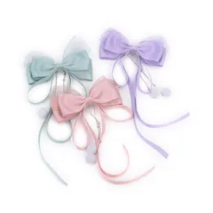 【在庫セール】女の子 子供 ガールズ こども レディース かわいい 可愛い 髪留め 大きめ 髪飾り 3点セット 入園式 ヘアアクセサリー 卒園式 リボン 入学式 七五三 ヘアピン 発表会 ヘアクリップ 結婚式 ピアノ ベビー パーティー