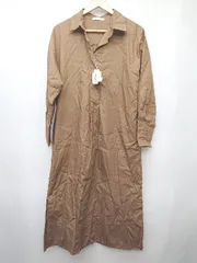 ◇ ◎ ●未使用● ⊇ Girly Doll ガーリードール 長袖 ロング丈 ワンピース サイズL ブラウン レディース P  【1409090019029】のサムネイル