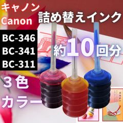 Canon 詰め替え インク カートリッジ  BC346 BC345 互換インク
