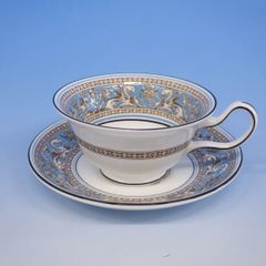 ウェッジウッド　フロレンティーンターコイズ　カップ＆ソーサー　ブランド西洋食器【mxm124】