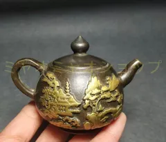 銅壺 置物 銅製 竜把鎏金壺 茶壺 酒壺 装飾品 工芸品 美術品 銅壺 置物 銅製 竜把鎏金壺 茶壺 酒壺 装飾品 工芸品