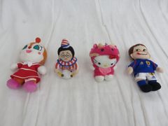 ぬいぐるみ 人気キャラクター 四個 中古品