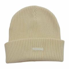 Supreme シュプリーム ニットキャップ 20AW Wide Rib Beanie ワイド リブ ビーニー ニット キャップ クリーム系【中古】