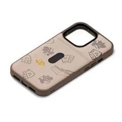 Premium Style iPhone 13 Pro用 タフポケットケース [トムとジェリー/モカ] PG-WPT21N02TAJ