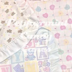 フリルクッションカバー ハートピンクチェック ゆめかわいい ギンガム