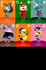 ux114 あつまれ どうぶつの森 amiibo カード まとめ SP 含み きぬよ タクミ ペチュニア シオン のぶお フェザー あつ森 アミーボ