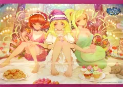 【中古】タペストリー リレ・ブラウ&マルガリタ・フローズン&アマレット・ヴェルジネ 描き下ろしB2タペストリー 「PS4/Switchソフト グリムグリモア OnceMore」 ソフマップ購入特典