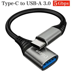 USB Type-C 変換 アダプタ タイプC - USB-A 3.0 メス OTG 5Gbps 高速データ転送 急速充電 iPhone 15 Mac Book Pro iPad Pro Air mini7 mini6 Galaxy