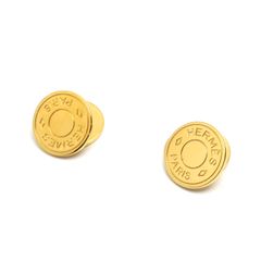 【楠本質店/元住吉】エルメス　HERMES　カフス　セリエ　ゴールド　GF　メンズ　アクセサリー【中古】