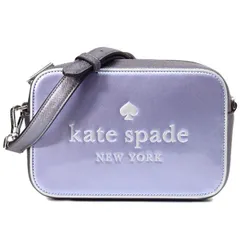 ケイトスペード バッグ katespade パテント レザー ロゴ ミニ カメラ バッグ 2way クラッチ クロスボディ 斜めがけ ショルダーバッグ キャンディードフラワーマルチ KJ054