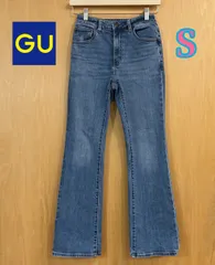 GUミドルライズ　フレアジーンズ　ブーツカット　デニムS   商品番号　221-344642
