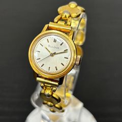 ▪️BULOVA ブローバ レディース腕時計 ゴールドカラー 稼働品 手巻き アンティーク