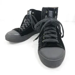 【MARC JACOBS】厚底 キャンバス ハイカットスニーカー ブラック ハイカットスニーカー MARC JACOBS(マークジェイコブス