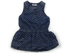  ダブルＢ Double B ジャンパースカート 90 女の子 ブルーデニム・オフドット 子供服 ベビー服 キッズ（1348353）