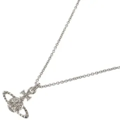 Vivienne Westwood (ヴィヴィアンウエストウッド) MAYFAIR BAS RELIEF マイフェア バスレリーフ ネックレス スタッズ オーブ シルバー 1205999137のサムネイル