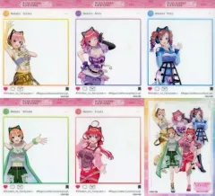 【中古】キャラカード 集合 描き下ろしクリアカードセット 「五等分の花嫁∞」 マガジンヒロインフェス in TOWER RECORD グッズ