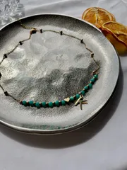 イニシャル付き✳︎ステンレスネックレス