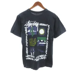ステューシー STUSSY High Desert Pigment Tシャツ 半袖 スクリーンプリント ピグメントダイ ブラック ブラック 黒 S ■SM1のサムネイル