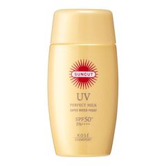KOSE SPF50+ サンカット パーフェクト UVミルク 無香料 60mL 0