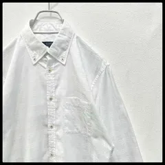 【美品】バーバリー ブラックレーベル　シャドーチェック　ボタンダウン　長袖シャツ 38サイズ BURBERRY BLACK LABEL メンズ ホワイト 白