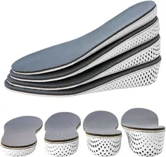 Helcynas シークレットインソール 身長アップ 低反発記憶ソール 衝撃吸収 中敷き 軽量 男女兼用3cmx1組 22.5cm～27cm(ホワイト,  3cm x 1組)