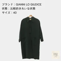 GIANNI LO GIUDICE ジャンニロジュディチェ ピーコート ジャケット ロング丈 アウター おしゃれ きれいめ レディース グリーン 40