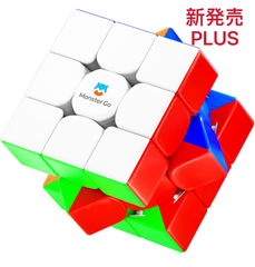 Monster Go 磁気 3x3 Mag V3 マジックキューブ モンスターGo ステッカーレス - MG 教育キューブ パズル 子供や初心者の練習用