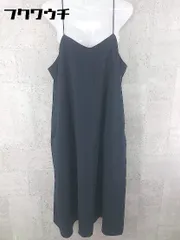 ◇ URBAN RESEARCH DOORS アーバンリサーチ ドアーズ キャミソール ロング ワンピース サイズONE ネイビー レディース 【1002801431280】