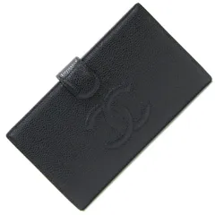 シャネル 二つ折りがま口長財布 ココマーク A13498